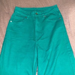 H&M high rise wide leg jeans